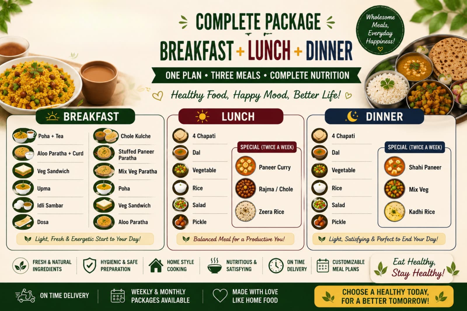 Complete Meal Package